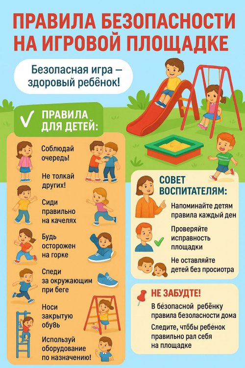 Ойын алаңындағы қауіпсіздік
